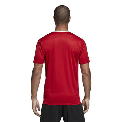 Czerwona koszulka Adidas Entrada 18 JSY CF1038