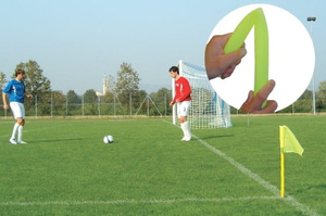 Żółta tyczka elastyczna wbijana bez chorągiewki Fluo 32901-Y