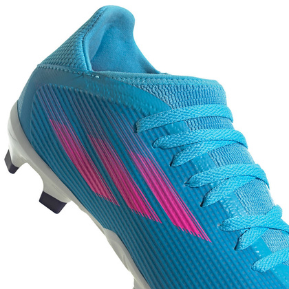 Niebieskie buty piłkarskie korki Adidas X Speedflow.3 FG GW7486 - Junior