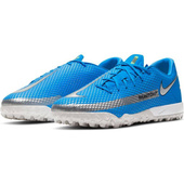 Niebiesko-białe buty piłkarskie turfy Nike Phantom GT Academy TF CK8470-400 - Junior