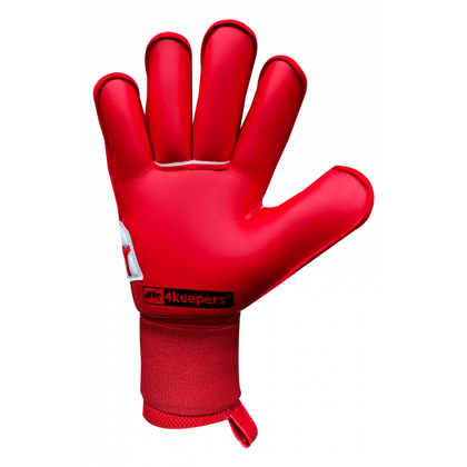 Biało-czerwone rękawice bramkarskie 4Keepers Force V-4 20 HB
