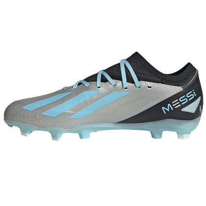 Szaro-błękitne buty korki Adidas X Crazyfast Messi.3 IE4078