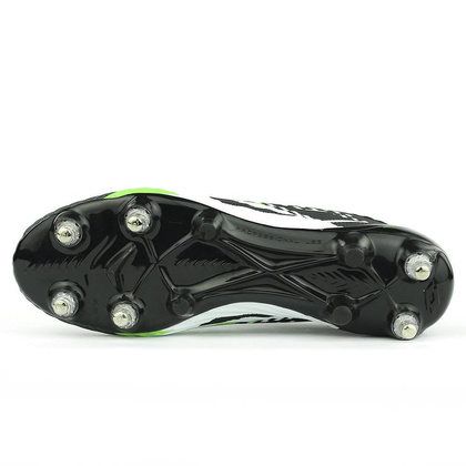 Czarne buty piłkarskie korki Lotto Solista 200 VI SGX 218131 1I3