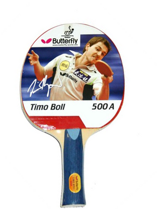 Rakietka do tenisa stołowego Butterfly Timo Boll 500 - rączka anatomiczna