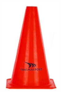 Czerwony pachołek bez otworów Yakimasport 100695 23 cm