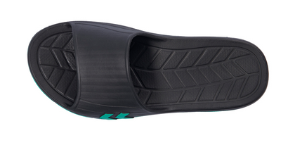 Czarno-turkusowe klapki Hummel Jensen Sandal 60451-7364