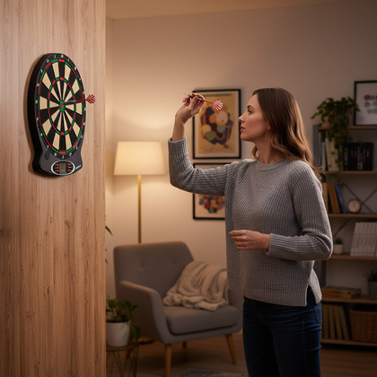 Elektroniczna tarcza do darta 18 gier 8 graczy Meteor