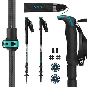 TK8607 KIJE TREKKINGOWE WŁÓKNO WĘGLOWE NILS