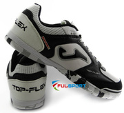Biało-czarne buty piłkarskie na halę Joma Top Flex Sala 702