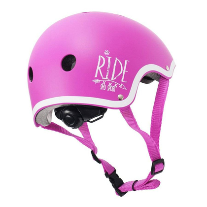 Kask dziecięcy SMJ sport F501 różowy