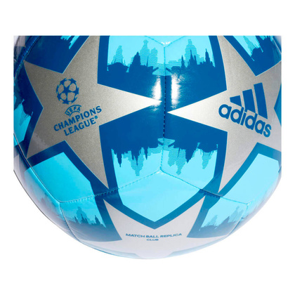 Niebieska piłka nożna Adidas finale 22 UCL Club Saint Petersburg Liga Mistrzów H57817