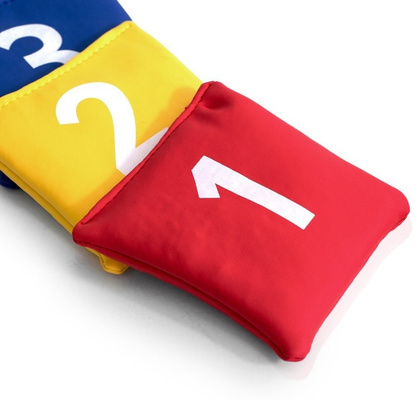 Woreczki gimnastyczne FB811-20 20szt. Cyfry i kropki