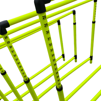 Zestaw żółty płotek treningowy regulowany 68-106 cm 100864 (5 szt.)