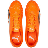 Pomarańczowe buty piłkarskie Puma Ultra Play FG/AG 107224 01