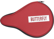 Czerwony pokrowiec na rakietkę do tenisa stołowego Butterfly Logo Case Round
