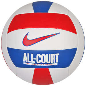 Biało-czerwona piłka siatkowa Nike All Court N.100.9072.124.05