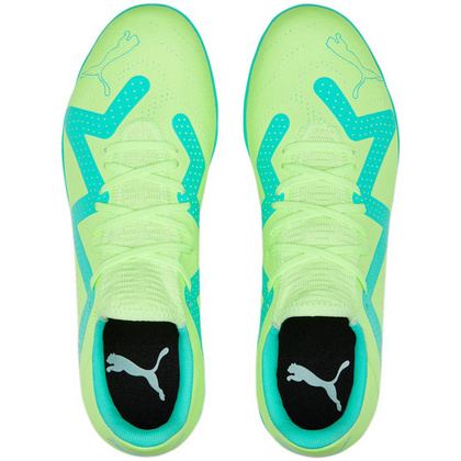 Seledynowo-turkusowe buty turfy Puma Future Play TT 107191 03