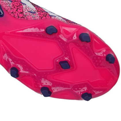 Czarno-różowe buty piłkarskie korki Adidas Predator Freak.3 FG FW7514