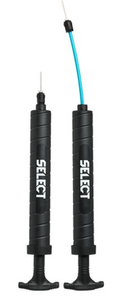 Czarna pompka z wężykiem do piłek Select Double Action 26cm