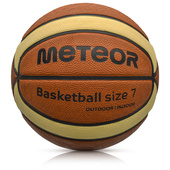 Piłka koszykowa treningowa Meteor Cellular 7 brązowy/kremowy