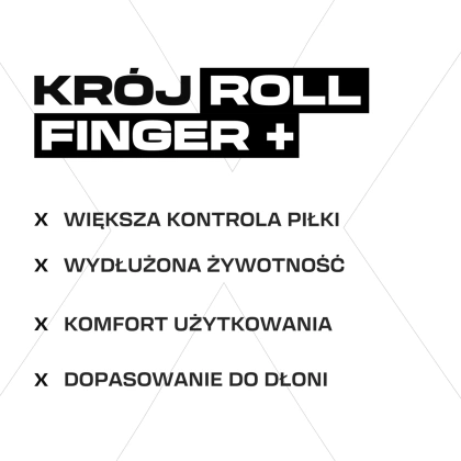 Białe rękawice bramkarskie Football Masters Invictus X PRO All White