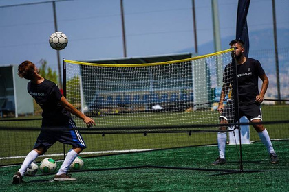 Zestaw do siatkonogi BazookaGoal Soccer Tennis 300x100 cm