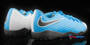 Niebiesko-czarne buty piłkarskie na orlik Nike Hypervenom Phelon TF 852598-104 JR