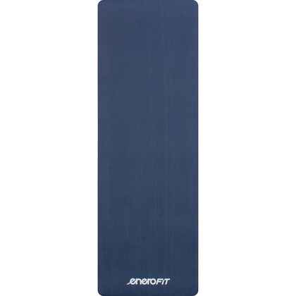 MATA FITNESS NBR ANTYPOŚLIZGOWA 183x60x1CM NIEBIESKA + POKROWIEC ENERO FIT