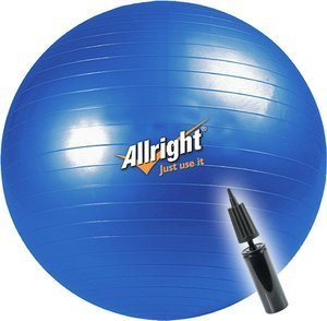 PIŁKA GIMNASTYCZNA ALLRIGHT 65cm +POMPKA
