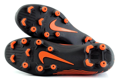 Czarno-pomarańczowe buty piłkarskie Nike Mercurial Vapor Club MG AH7378-081
