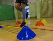 Żółta laska tyczka treningowa Yakimasport 100075 100cm