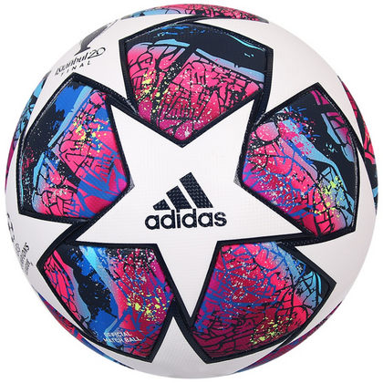 Wielokolorowa piłka nożna meczowa Liga Mistrzów Adidas Finale Istanbuł FH7343 rozmiar 5
