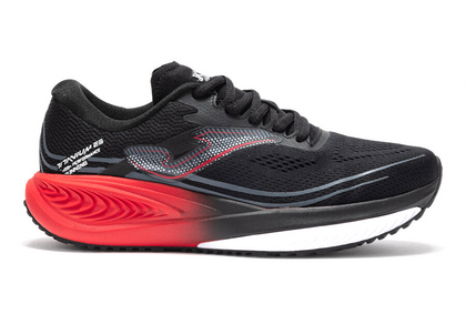 Czarno-czerwone buty do biegania Joma Titanium Men 2501 RTITAS2501