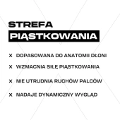 Niebiesko-pomarańczowe rękawice bramkarskie Football Masters Invictus X PRO Blue Orange