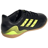 Czarno-seledynowe buty piłkarskie halówki Adidas Copa Sense.4 FX1973 - Junior