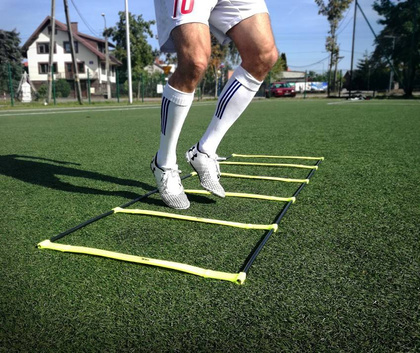 Żółta drabinka koordynacyjna, podwyższana 6 stopniowa Yakimasport 100216