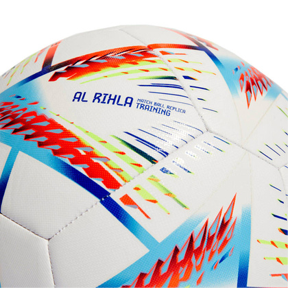 Biała piłka nożna Adidas Al Rihla Training Fifa World Cup 2022 H57798