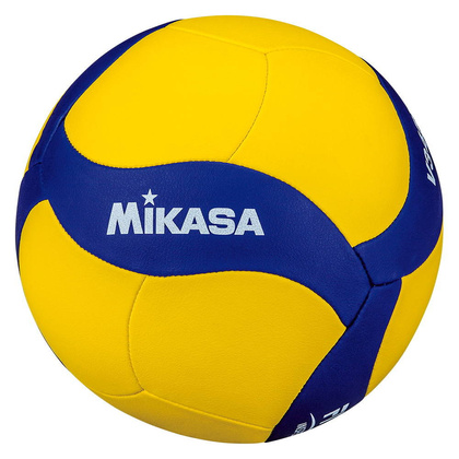 Żółto-niebieska piłka do siatkówki Mikasa V345W - rozmiar 5