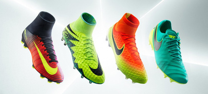 Czerwono-żółte buty piłkarskie Nike Magista Orden FG 651329-807