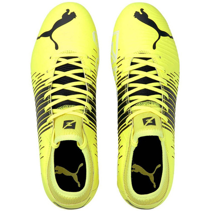 Żółto-czarne buty piłkarskie Puma Future Z 4.1 FG/AG 106400 01 - Junior