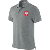 Szara koszulka NIke Team Polo Core Polska 454800-050