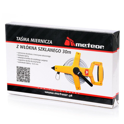 Taśma miernicza z rączką Meteor 38307