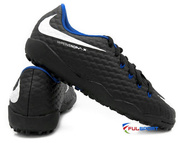 Czarne buty piłkarskie na orlik Nike Hypervenom Phelon TF 852598-002 JR