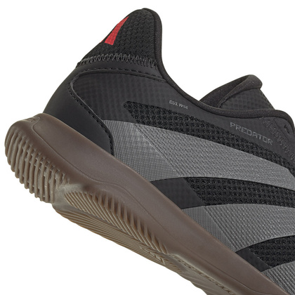 Czarno-szare buty piłkarskie Adidas Predator League IN ID3827 - Junior