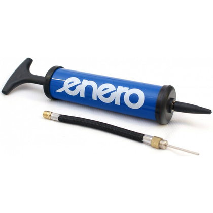 Czarno-niebieska pompka do piłek z wężykiem Enero 8 cali 20cm