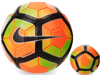 Pomarańczowo-czarna piłka nożna Nike Strike repl. Ordem SC2983-826 r4