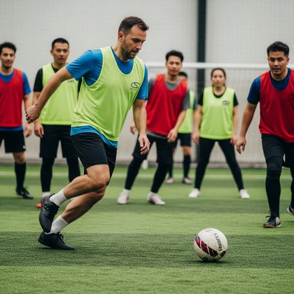 Znacznik treningowy na koszulkę - neonowy zielony
