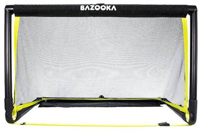 Czarna bramka do piłki nożnej BAZOOKAGOAL 120x75 cm