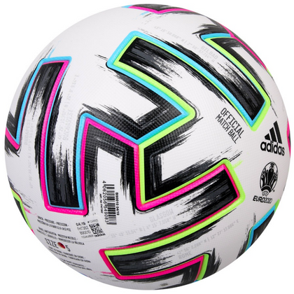 Biała piłka nożna meczowa Adidas Uniforia FH7362 OMB - rozmiar 5
