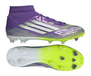 Fioletowo-zielone buty piłkarskie Adidas F50 League JI0886